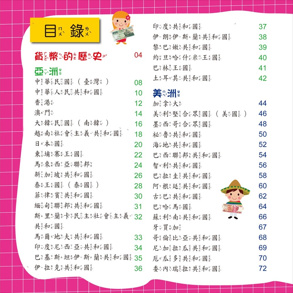 💛全新現貨💛《幼福》世界錢幣小百科💖小小孩💖-細節圖2