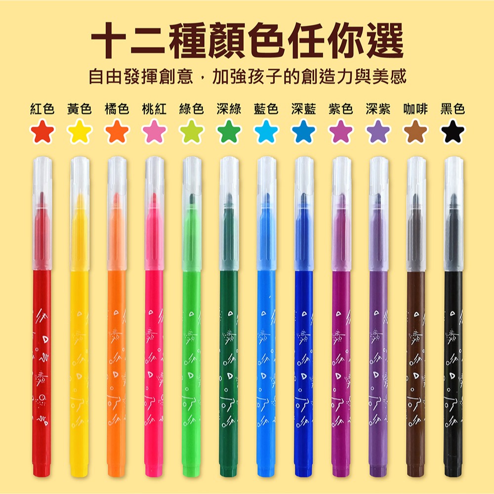 💛全新現貨💛《風車》FOOD超人-創意手繪彩色筆💖小小孩💖-細節圖4