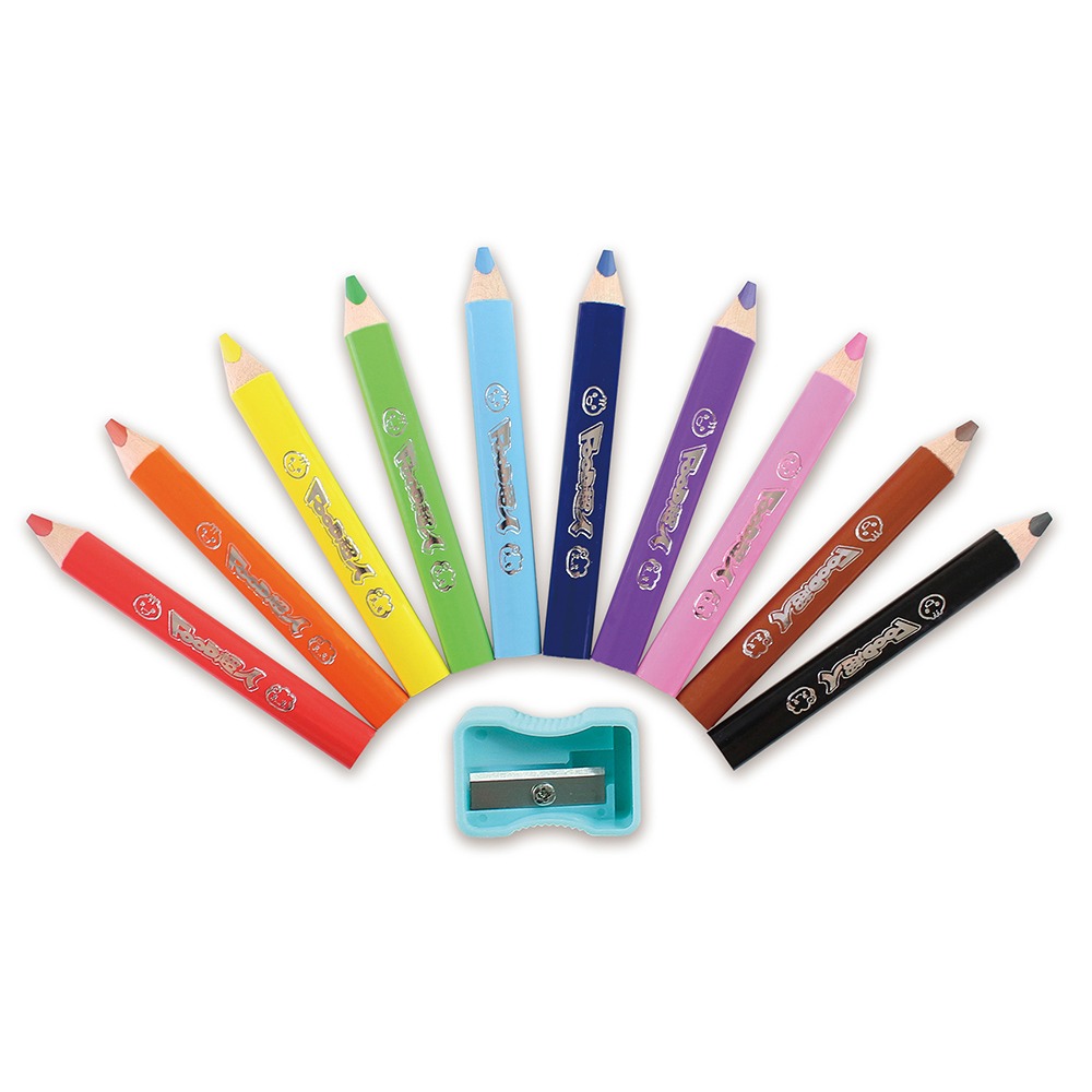 💛全新現貨💛《風車》兒童繪畫大三角彩色鉛筆-FOOD超人💖小小孩💖-細節圖3