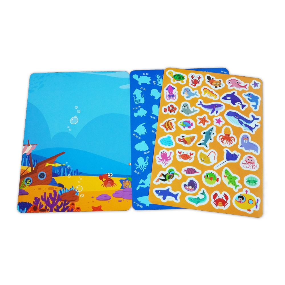 💛全新現貨💛《京采文教》創意好玩大場景果凍貼紙書：海底世界果凍貼💖小小孩💖-細節圖3