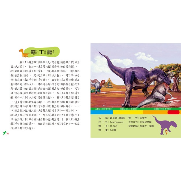 💛全新現貨💛《幼福》恐龍小百科💖小小孩💖-細節圖6