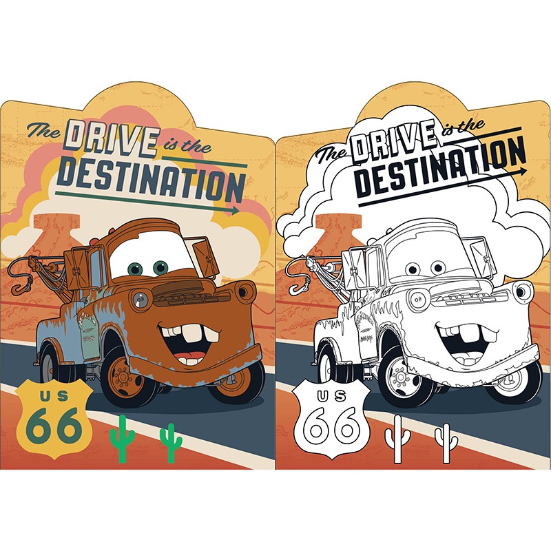 💛全新現貨💛《京甫》Cars 小畫家造型貼畫💖小小孩💖-細節圖4