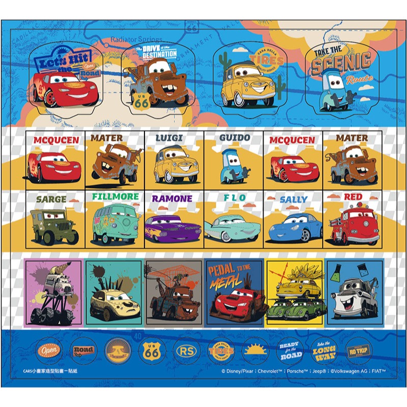 💛全新現貨💛《京甫》Cars 小畫家造型貼畫💖小小孩💖-細節圖5