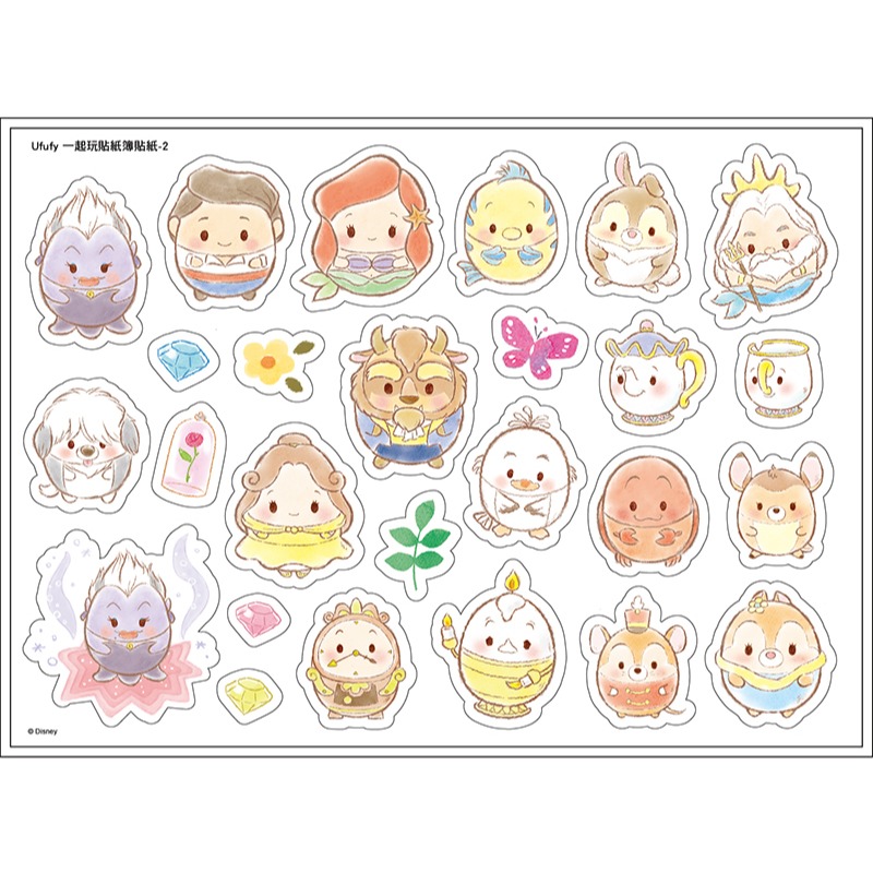 💛全新現貨💛《京甫》迪士尼Ufufy 一起玩貼紙簿💖小小孩💖-細節圖3