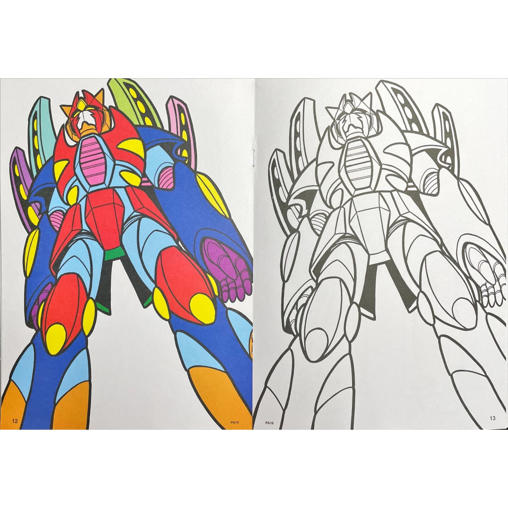 💛全新現貨💛《幼福》彩色塗鴉著色本-新機器人💖小小孩💖-細節圖3