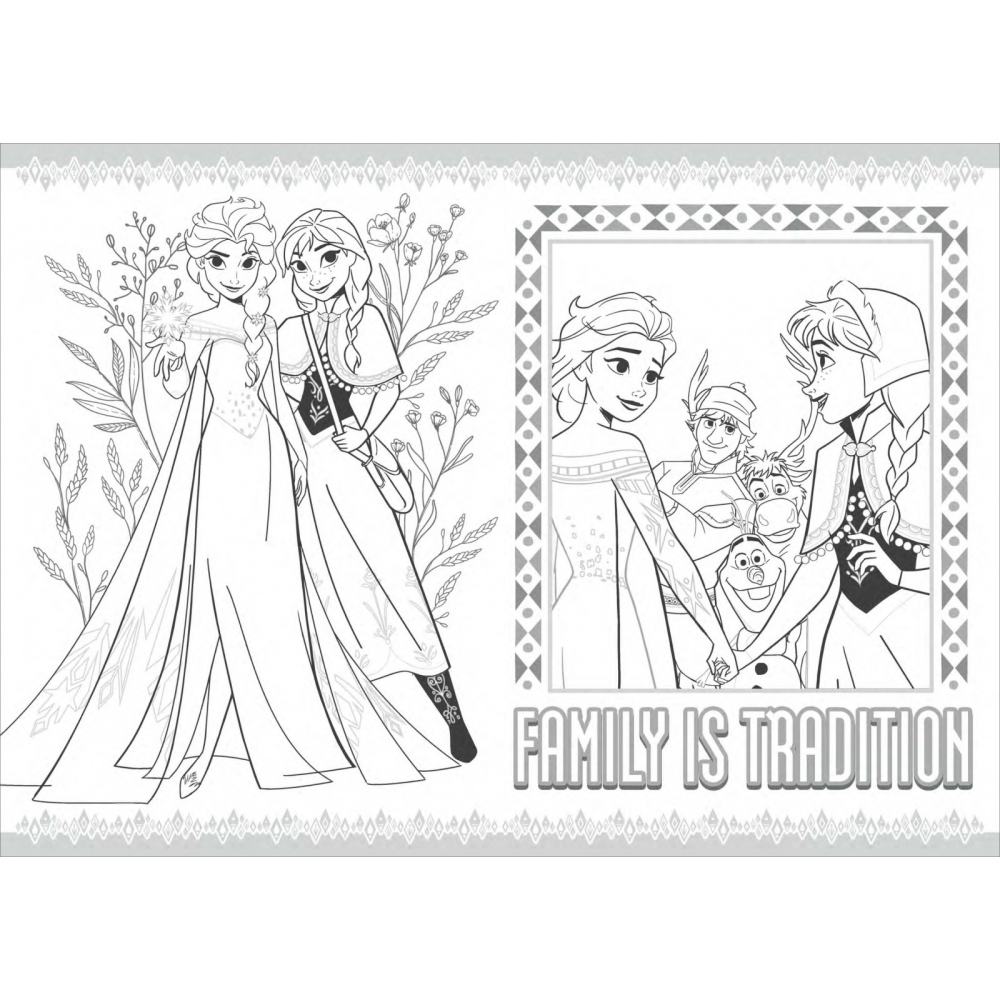 💛全新現貨💛《京甫》冰雪奇緣 8色花瓣水彩畫💖小小孩💖-細節圖3