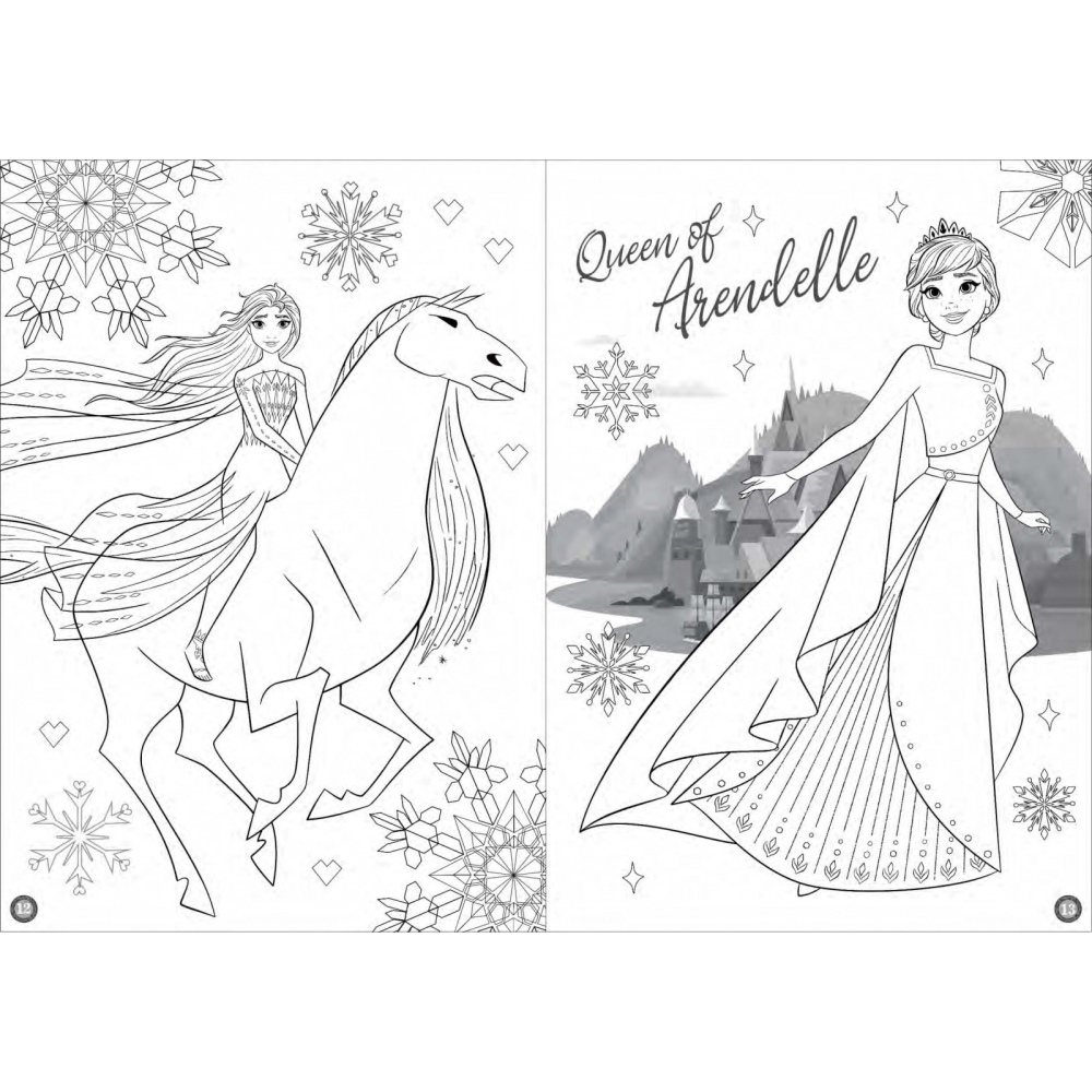 💛全新現貨💛《京甫》冰雪奇緣 8色花瓣蠟筆畫💖小小孩💖-細節圖3