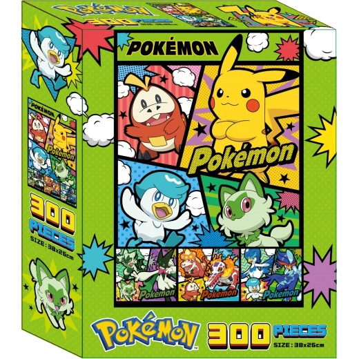 💛全新現貨💛《京甫》寶可夢 300片盒裝拼圖(P)💖小小孩💖-規格圖2