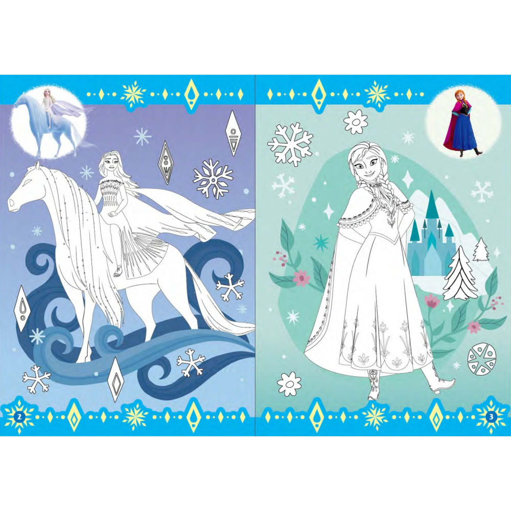 💛全新現貨💛《京甫》冰雪奇緣 炫亮繽紛畫💖小小孩💖-細節圖3