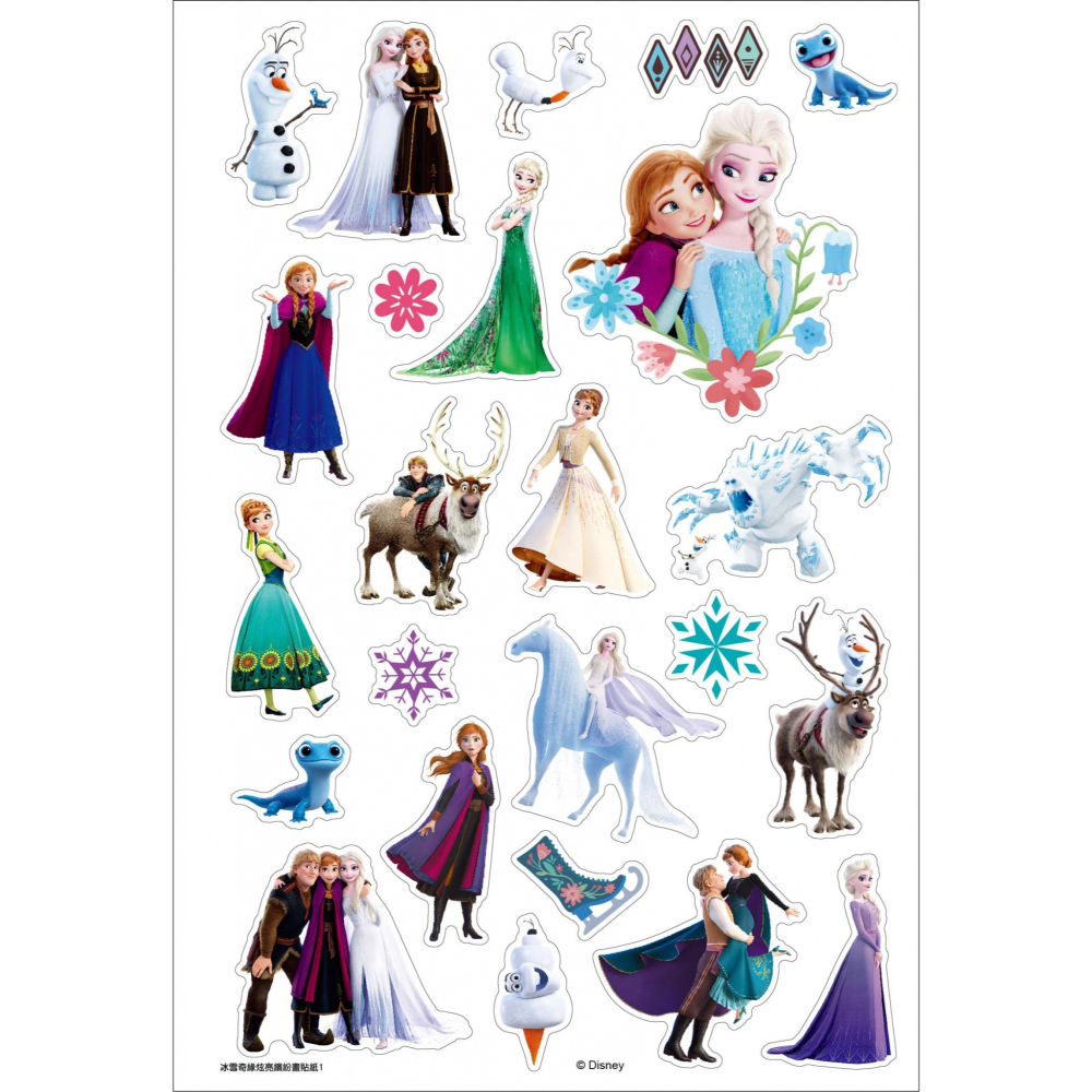 💛全新現貨💛《京甫》冰雪奇緣 炫亮繽紛畫💖小小孩💖-細節圖5