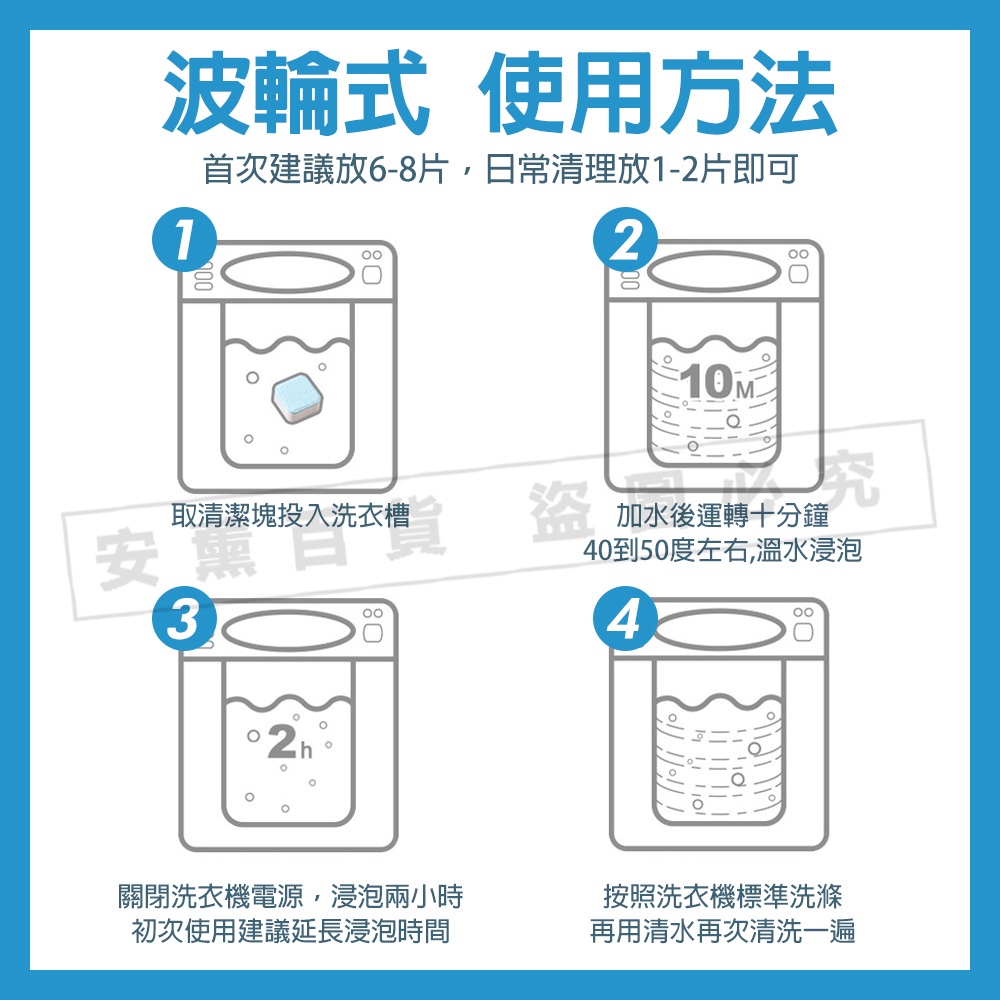 【台灣現貨🚀】洗衣槽清潔 泡騰片 洗衣槽清潔劑 清洗污漬 全自動消毒塊劑 除污垢發泡錠 洗衣機清潔劑-細節圖9