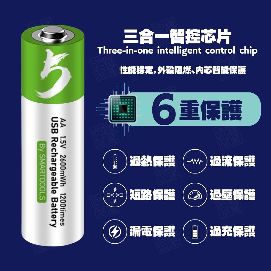 【免運】TYPE-C 充電電池 三號電池 四號電池 1.5v恆壓 高容量 充電電池 鎳氫充電電池 USB電池-細節圖6