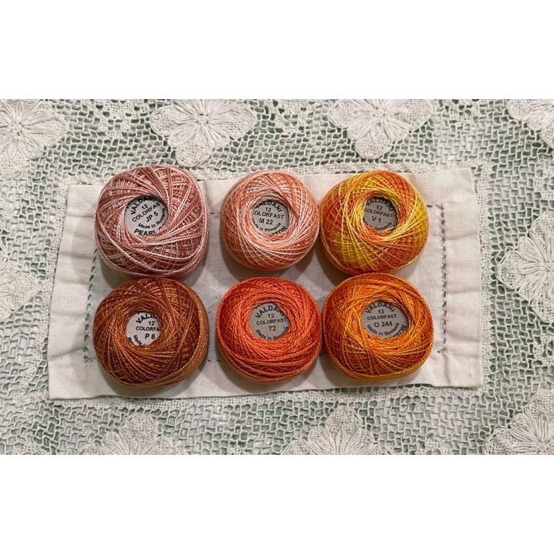 現貨手作刺繡線Valdani珍藏孤品緞染馬卡龍色勾針編織100%絲光棉珍珠線#12-細節圖3