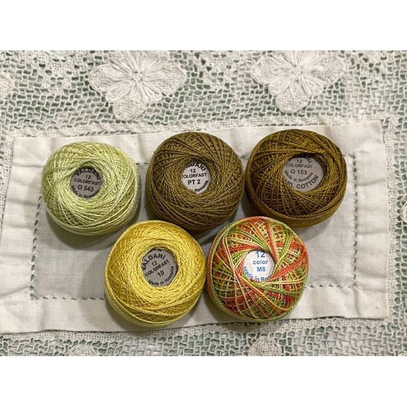 現貨手作刺繡線Valdani珍藏孤品緞染馬卡龍色勾針編織100%絲光棉珍珠線#12-細節圖5