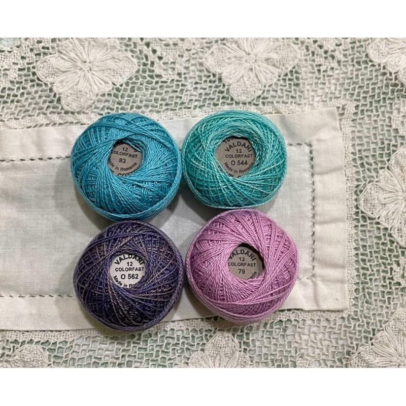 現貨手作刺繡線Valdani珍藏孤品緞染馬卡龍色勾針編織100%絲光棉珍珠線#12-細節圖6