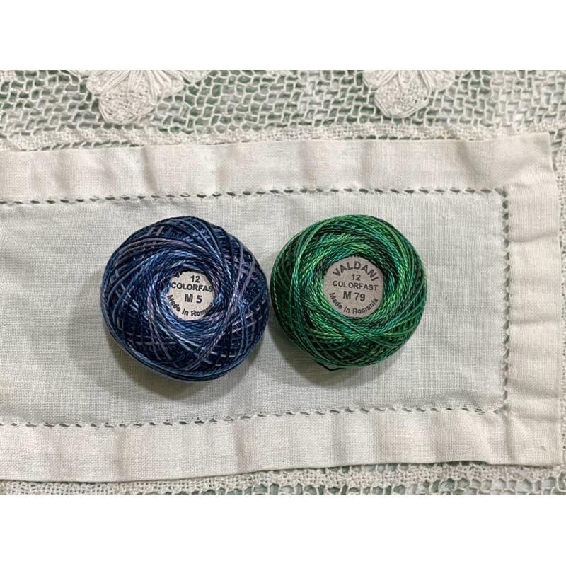 現貨手作刺繡線Valdani珍藏孤品緞染馬卡龍色勾針編織100%絲光棉珍珠線#12-細節圖7