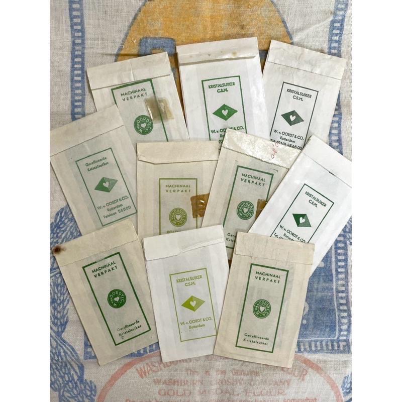 歐美復古藝術設計風格1960-70手作手帳靈感素材包裝道具綠色老糖紙袋CD組-細節圖7