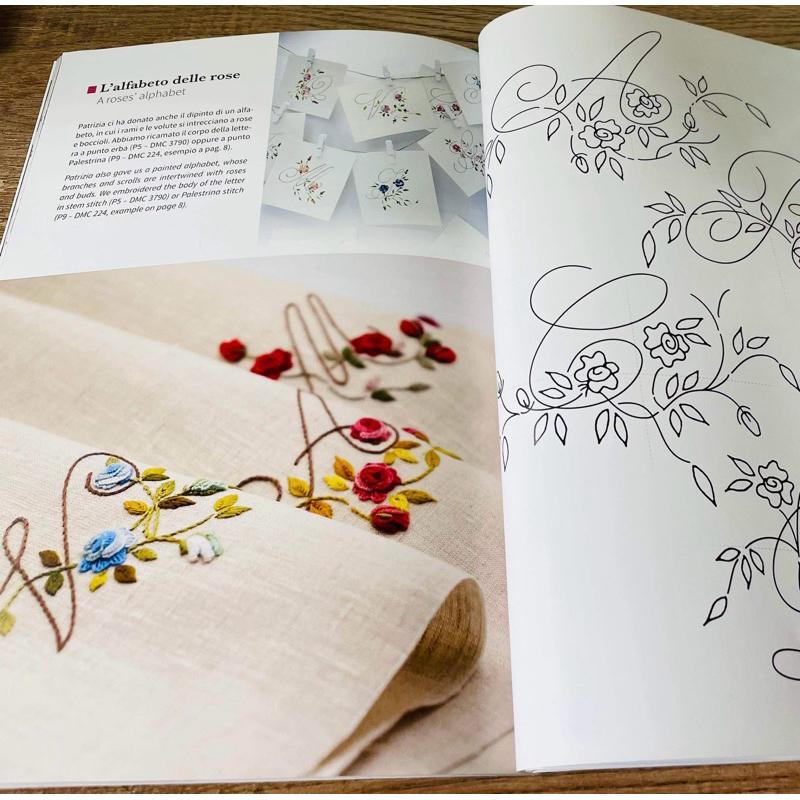 Elisabetta sforza刺繡設計師的Rose to rose玫瑰刺繡書-細節圖6