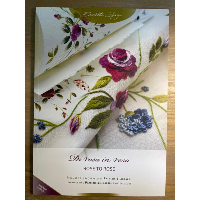 Elisabetta sforza刺繡設計師的Rose to rose玫瑰刺繡書-細節圖7