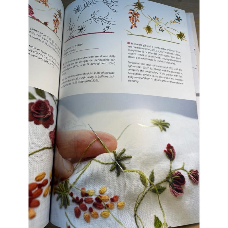 Elisabetta sforza刺繡設計師的Rose to rose玫瑰刺繡書-細節圖9