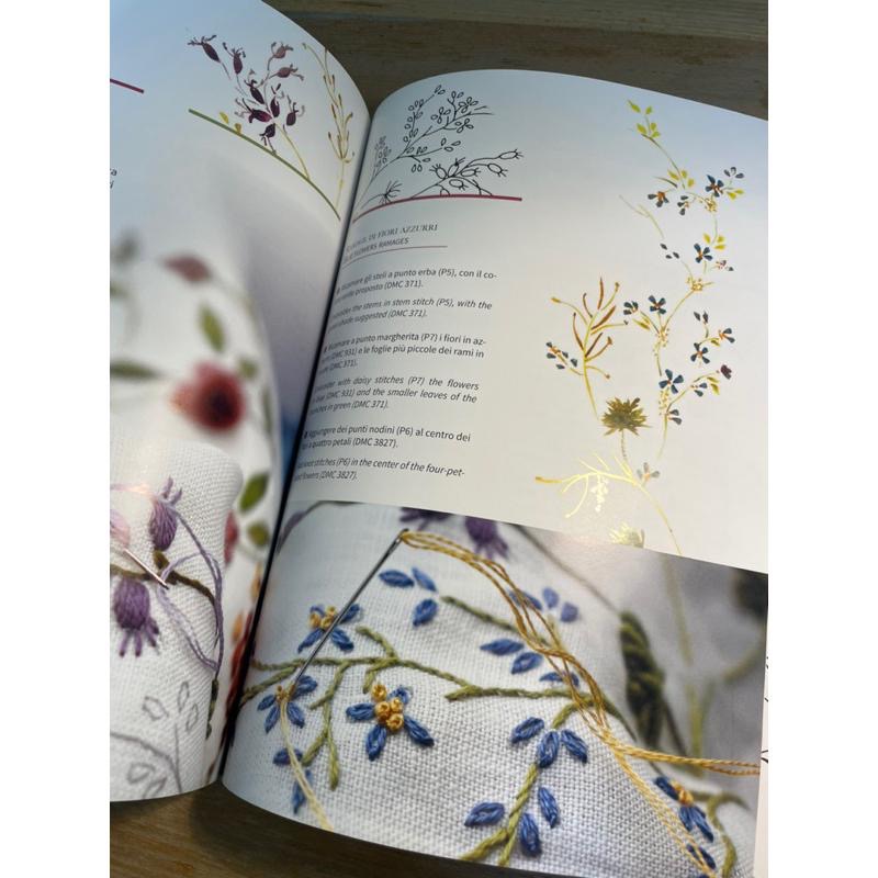 Elisabetta sforza刺繡設計師的Rose to rose玫瑰刺繡書-細節圖10