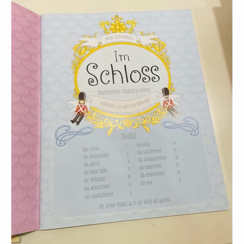買一送一Usborne我的貼紙書《德國版》鄉村和城堡-細節圖2