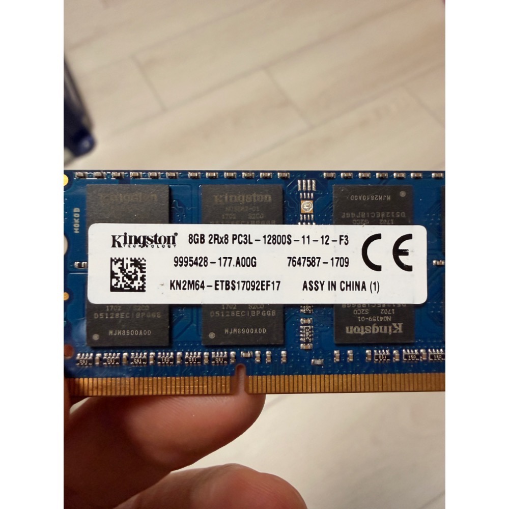 🔥（有蝦皮賣場）🔥9成新🔥Kingston 🔥 筆記型電腦🔥DDR3 8G✅1600🔥-細節圖2