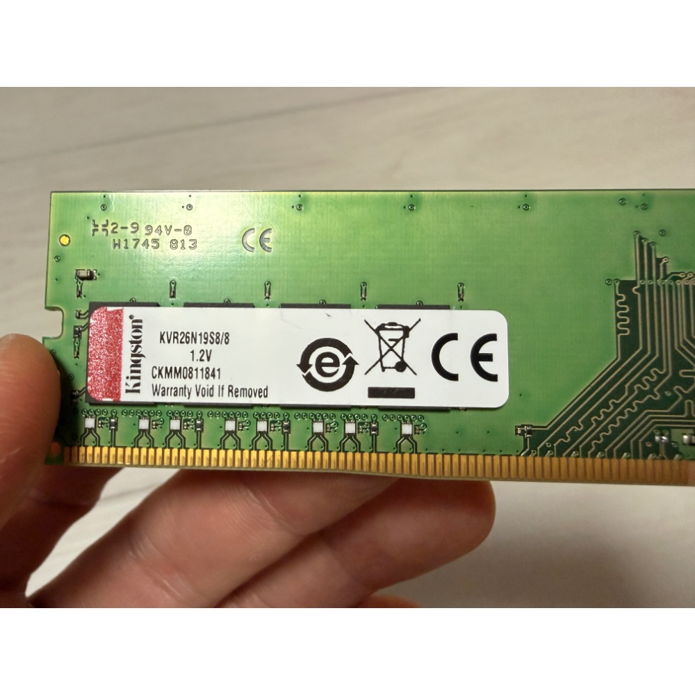 🔥9成新🔥Kingston 🔥 DDR4 8G✅2133🔥終身保固-細節圖2