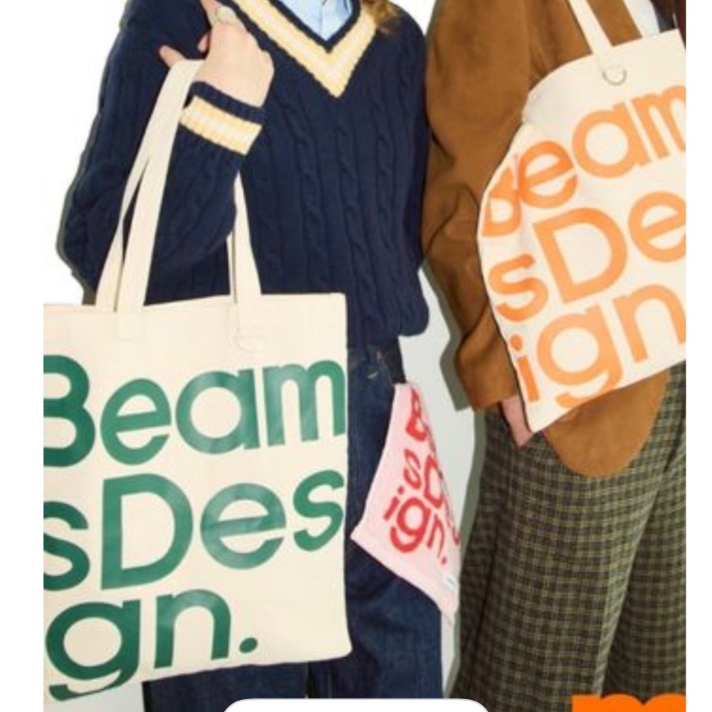 7-11 x 日本BEAMS DESIGN字母袋 圖像字母托特袋 三色托特袋 聯名 限定限量 手提袋 托特包 休閒包-細節圖2