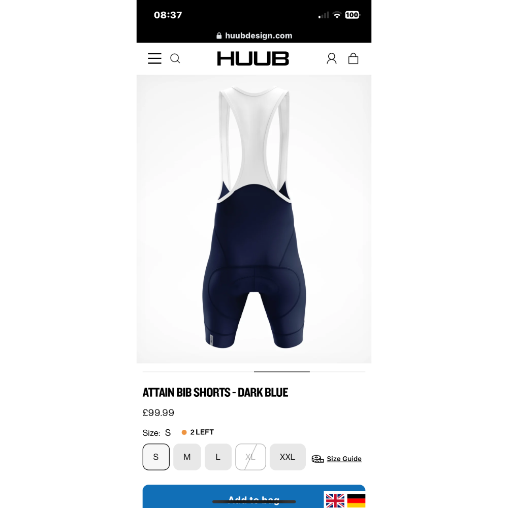 大叔選物 英國鐵人專業品牌 HUUB 車褲 size:L-細節圖9