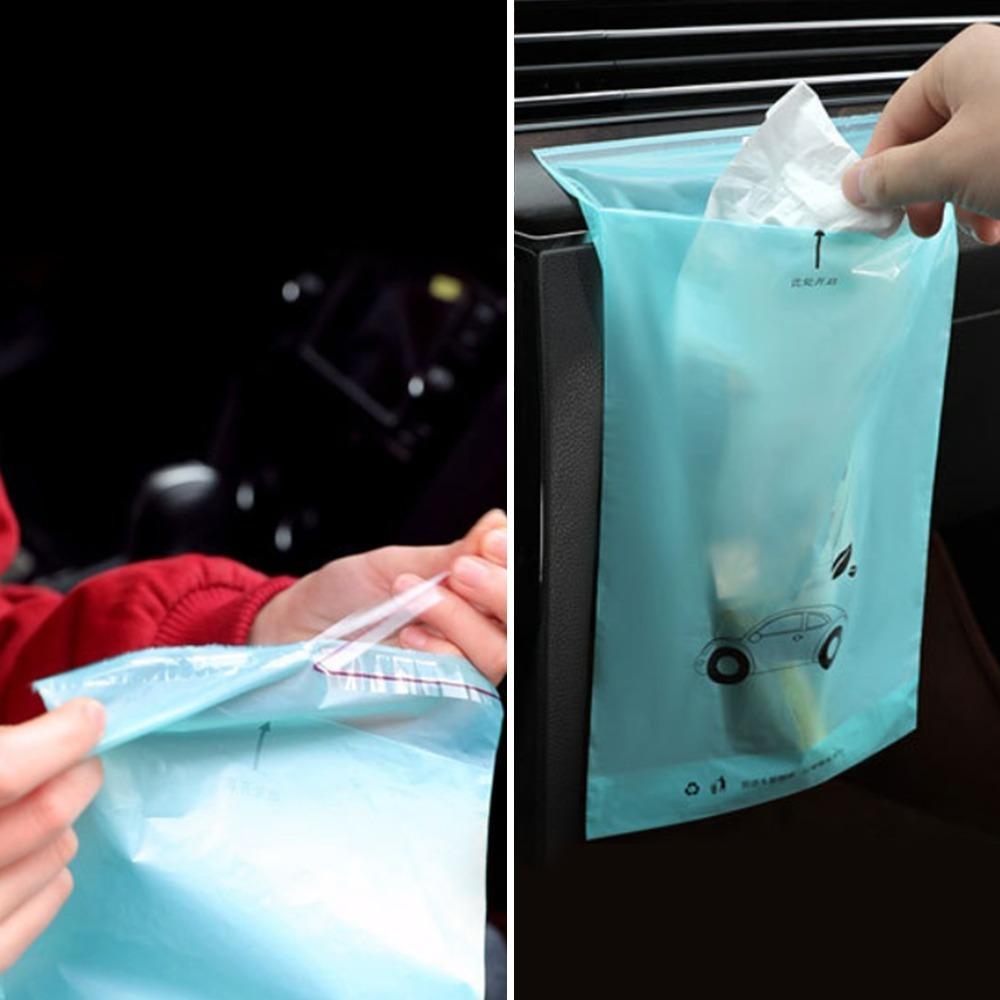 E.City_二代車用可掛式封口型垃圾袋(100入)-細節圖4