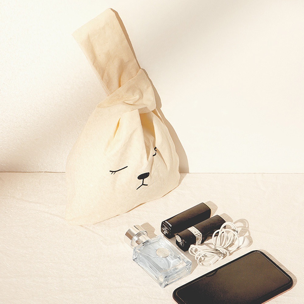 E.City_日式帆布手腕包收納提袋【台灣商家，現貨為主】-細節圖3