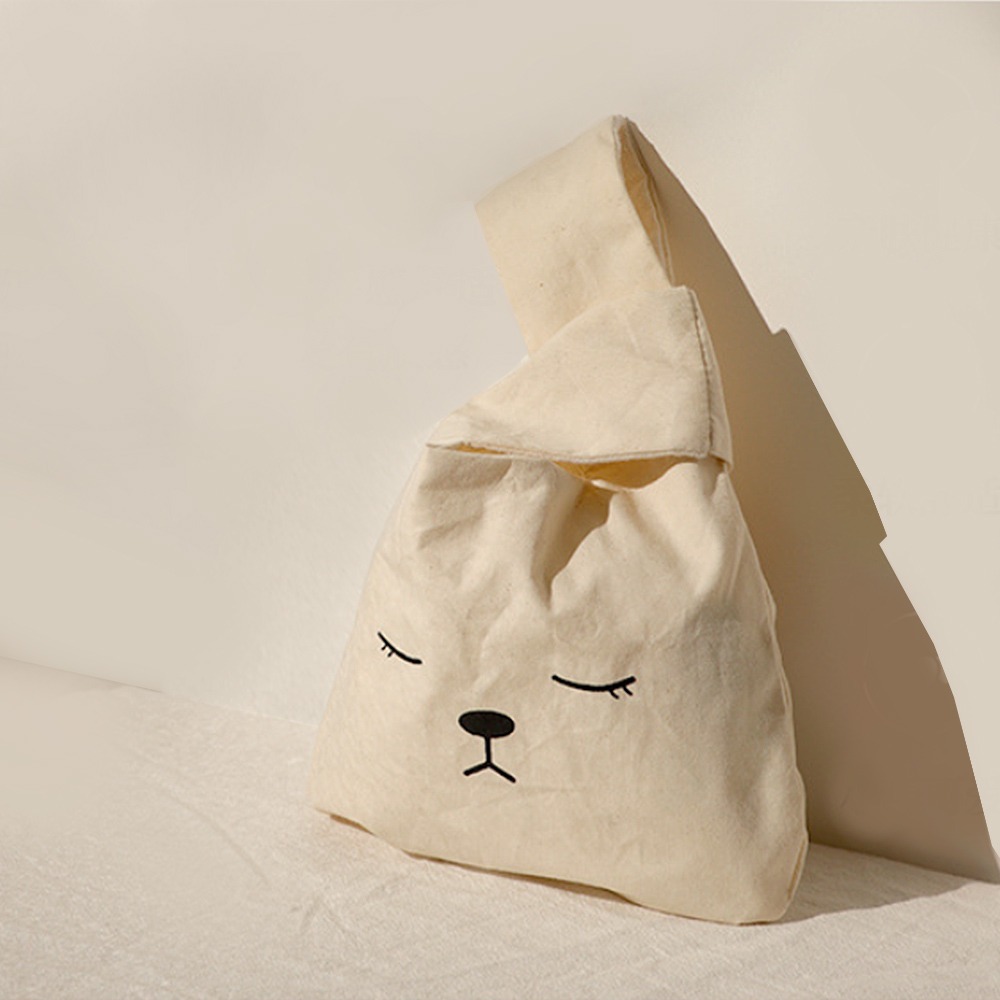 E.City_日式帆布手腕包收納提袋【台灣商家，現貨為主】-細節圖8