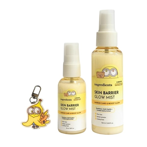 ongredients 屏障鎮靜水光噴霧 小小兵 聯名 保濕噴霧 面霜噴霧 妝前噴霧 滋潤 肌膚保養-規格圖1