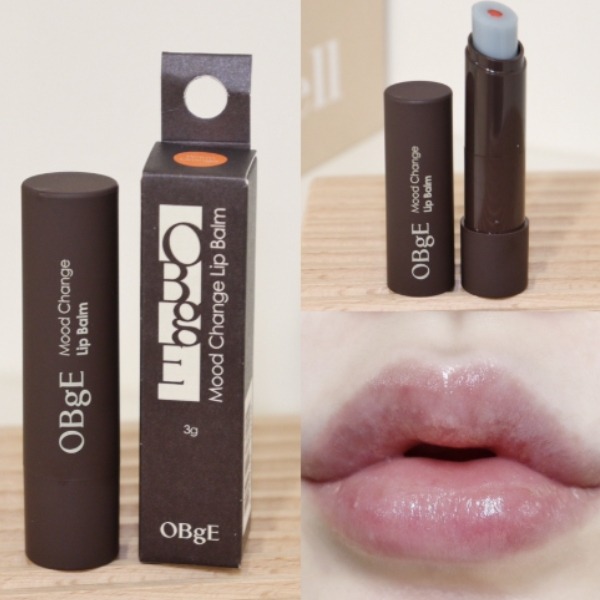 OBgE 🆕心情按鈕潤唇膏 MOOD CHANGE LIP BALM 護唇膏 男士潤脣膏 藍莓香 3g-規格圖1