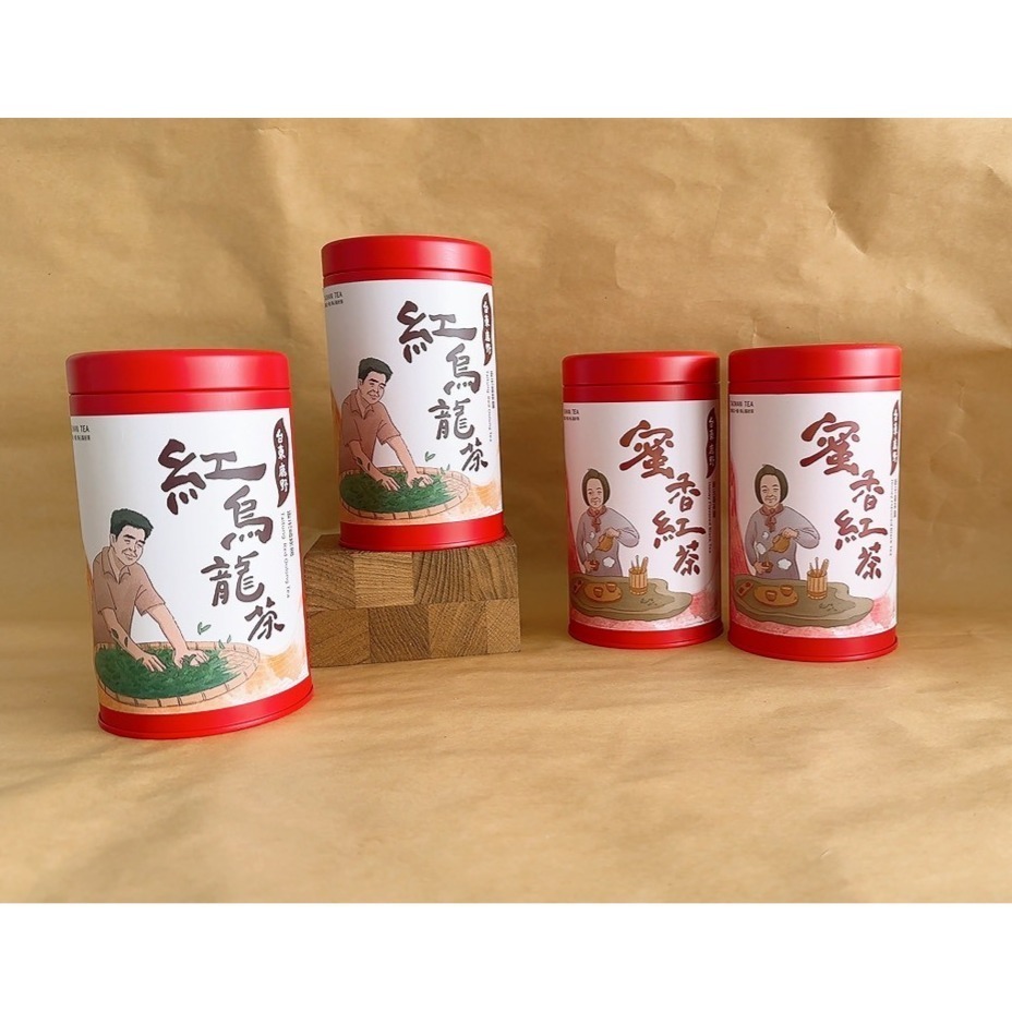 新元昌茶園｜紅烏龍茶 台東鹿野紅烏龍 鐵罐附提袋-細節圖4