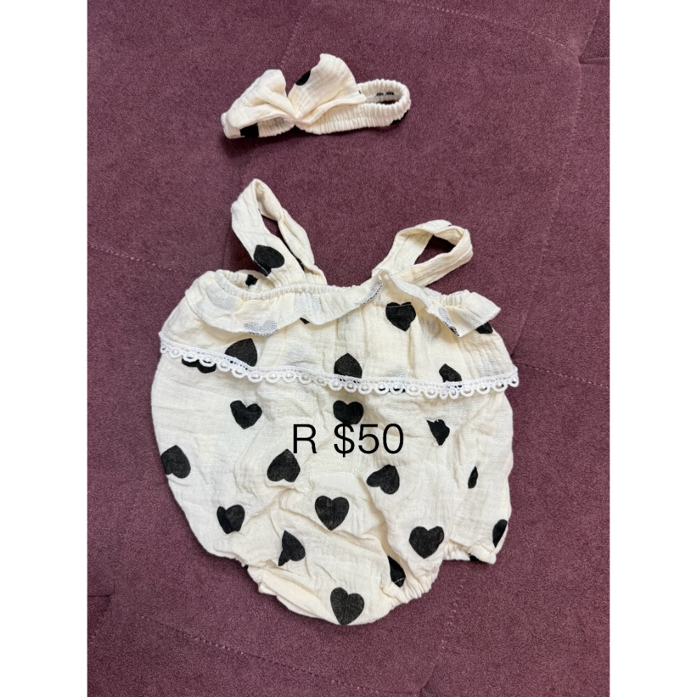 春夏寶寶洋裝包屁衣1-3 months-規格圖6