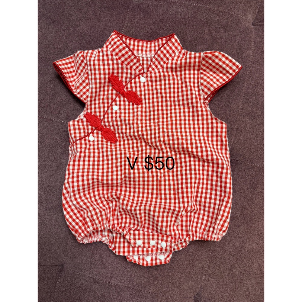 春夏包屁衣旗袍洋裝裙1-3 months-規格圖8