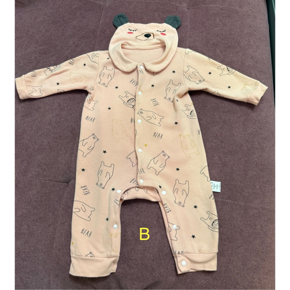 新生兒春秋連身衣1-3 months-細節圖2