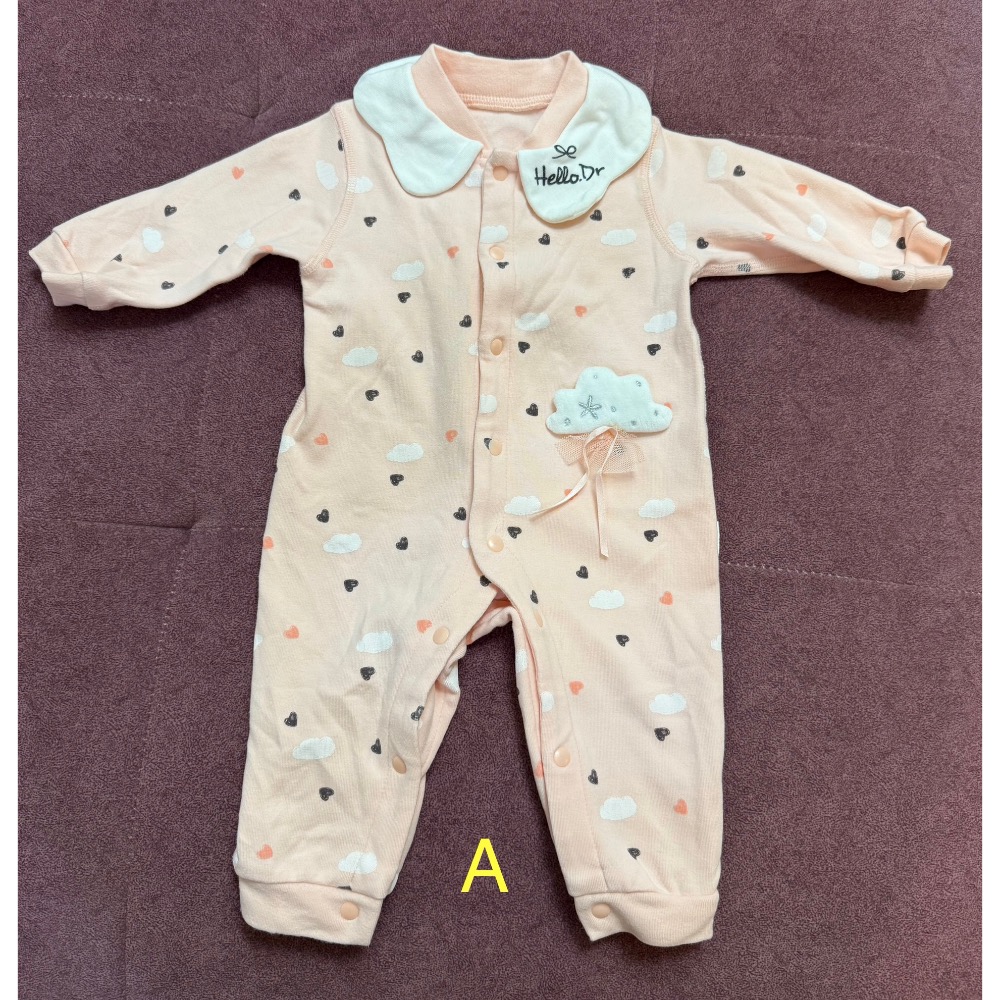 新生兒春秋連身衣1-3 months-規格圖3