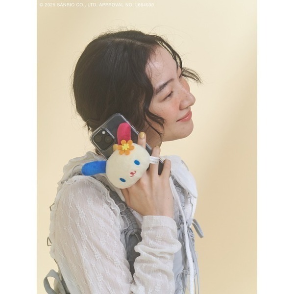 ‎꒰ 日本 merry jenny 聯名 ꒱ؘ 花小兔手機支架-細節圖2