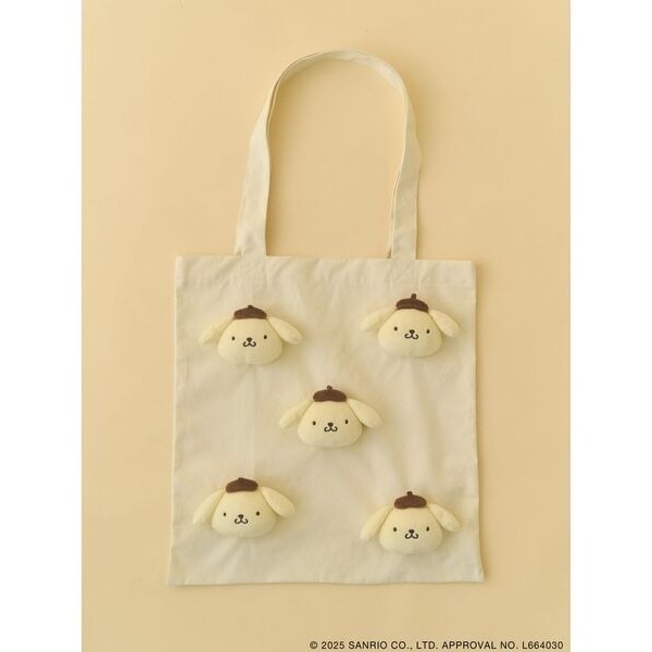 ‎꒰ 日本 merry jenny 聯名 ꒱ؘ 布丁狗帆布袋-細節圖4