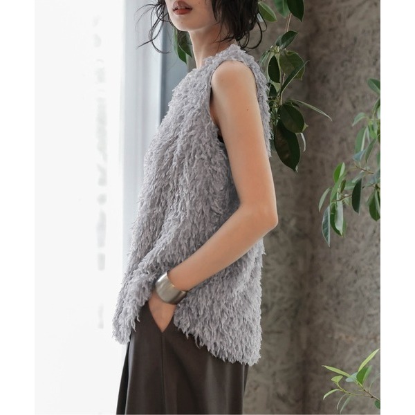 ‎꒰ 日本 SUGAR BISKET ꒱ؘ 羽毛流蘇背心-細節圖6