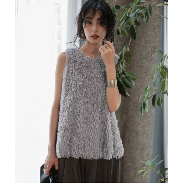 ‎꒰ 日本 SUGAR BISKET ꒱ؘ 羽毛流蘇背心-細節圖9