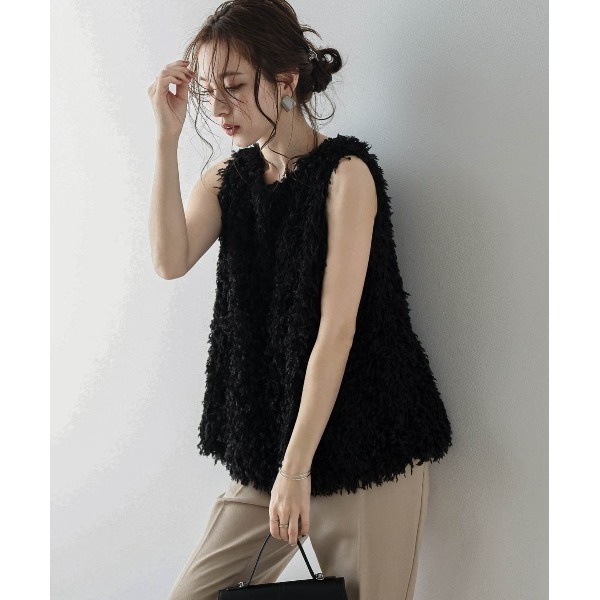 ‎꒰ 日本 SUGAR BISKET ꒱ؘ 羽毛流蘇背心-規格圖11