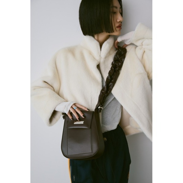 ‎꒰ 日本 un/neu ꒱ؘ 抽皺背帶兩用包-細節圖3