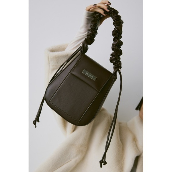 ‎꒰ 日本 un/neu ꒱ؘ 抽皺背帶兩用包-細節圖5