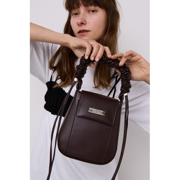 ‎꒰ 日本 un/neu ꒱ؘ 抽皺背帶兩用包-細節圖10