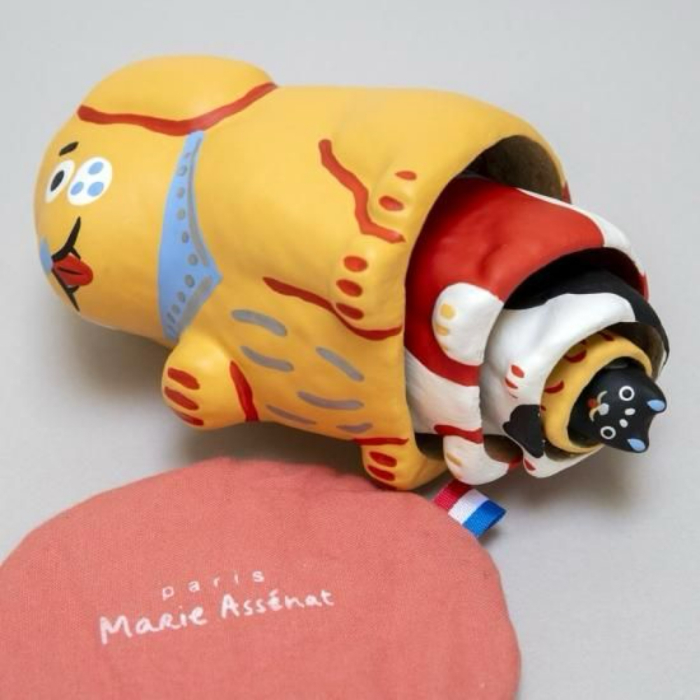 巴黎插畫家 x 一千乃 和紙工藝俄羅斯娃娃-細節圖3