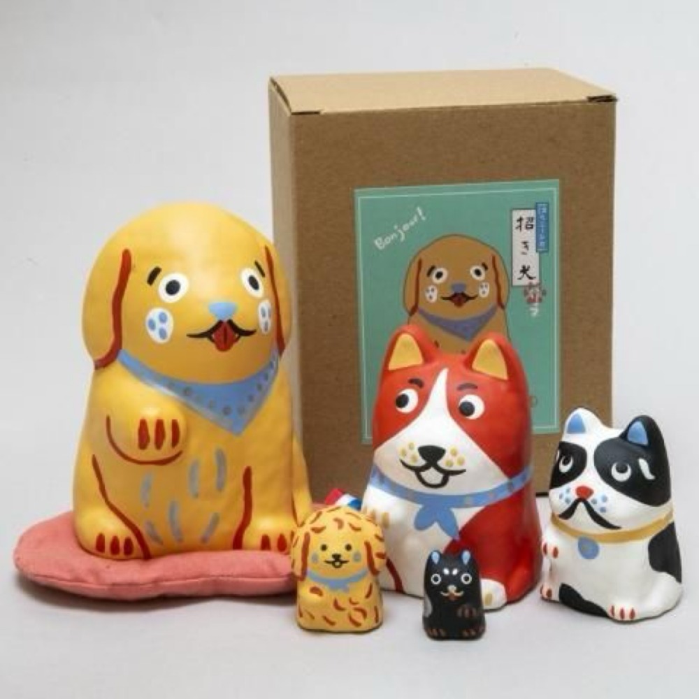 招財犬（一套五入）